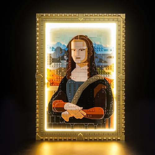 BrickBling أضواء LED من BrickBling متوافقة مع Lego مجموعة إضاءة مونا ليزا الإبداعية متوافقة مع Lego 31213 أضواء فقط بدون نموذج - Image 1