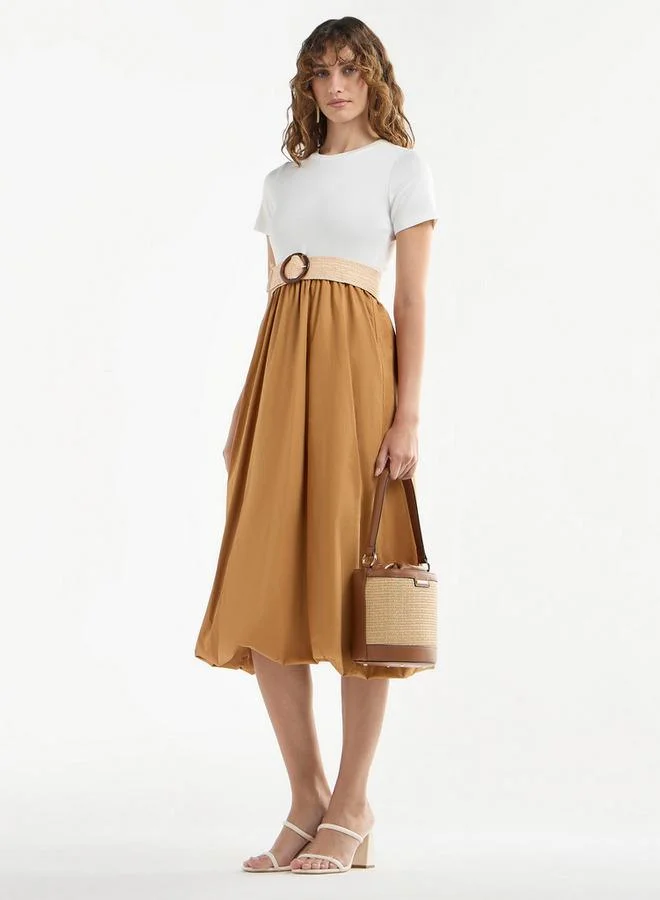 Splash FAV Contrast A-Line Dress