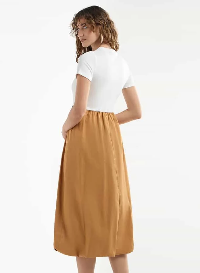 Splash FAV Contrast A-Line Dress