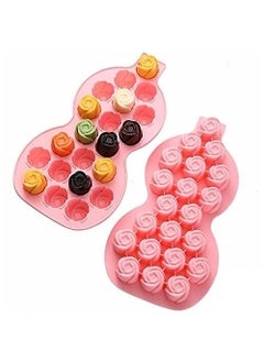 Mishrit Mishrit Ice Bin with Lid and Scoop, Silicone Rubber Fun Big Ice Ball Maker for Cocktails Juice Whiskey Bourbon Freezer, Multi Color  - Image 2