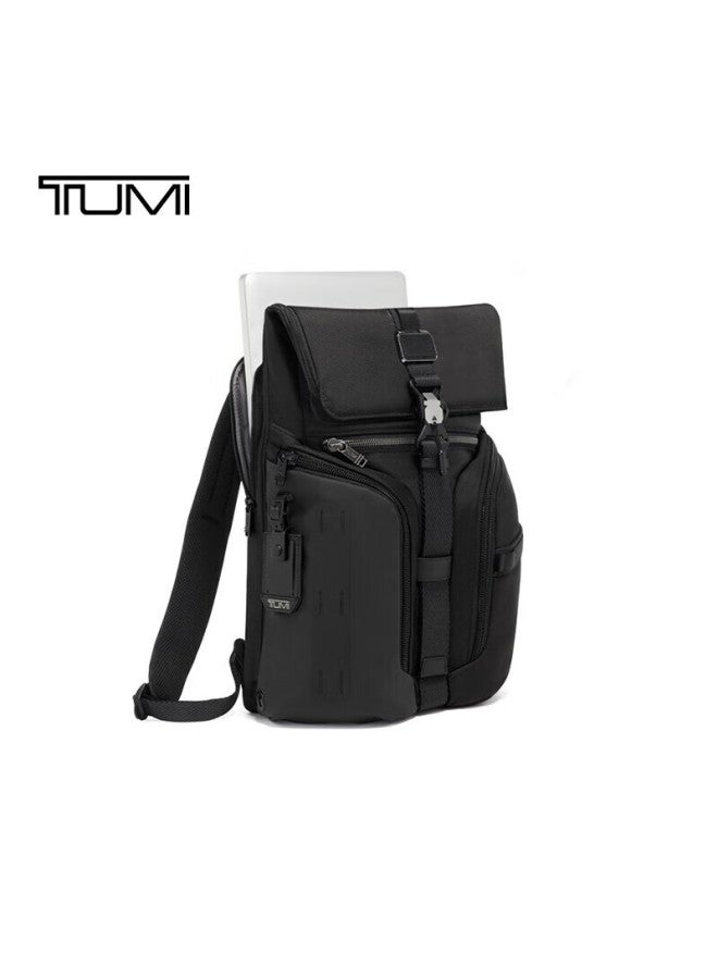 Tumi Alpha Bravo Men's Backpack, Daily Commute Business Travel High-end Backpack, Black New Year Gift - Image 2