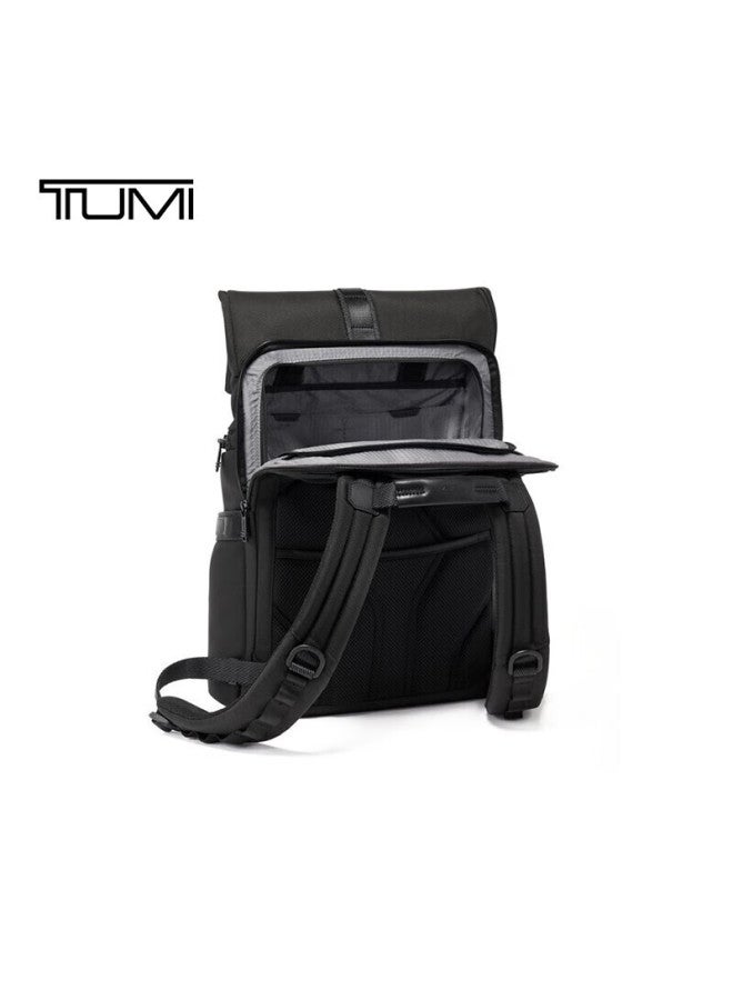 Tumi Alpha Bravo Men's Backpack, Daily Commute Business Travel High-end Backpack, Black New Year Gift - Image 1