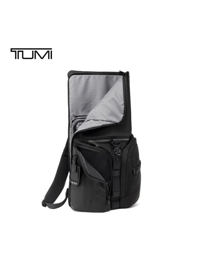 Tumi Alpha Bravo Men's Backpack, Daily Commute Business Travel High-end Backpack, Black New Year Gift - Image 3