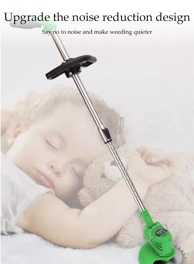 DUNISO Portable Electric Cordless Lawn Trimmer, Lawn Mower, Weeding Tool, Suitable For Garden Yard Lawn Trimming/Trimming/Care Work  - Image 5