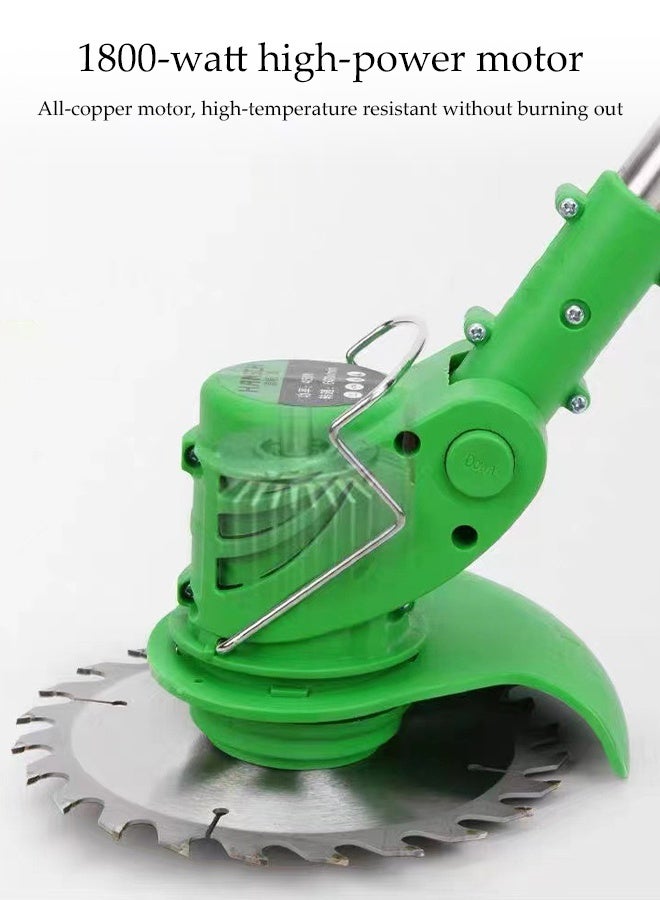 DUNISO Cordless Grass Trimmer,Portable Rechargeable Electric Lawn Mower,Adjustable Lightweight Grass Trimmer,Suitable For Garden Yard Lawn Trimming/Trimming/Care Work - Image 5