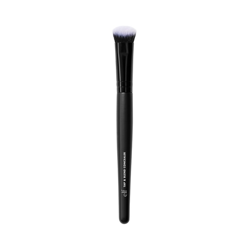 elf e.l.f. Tap & Blend Concealer Brush, Covers Blemishes & Dark Spots For An Airbrushed Finish With A Precision Tip, Synthetic, Vegan, & Cruelty-Free - Image 1