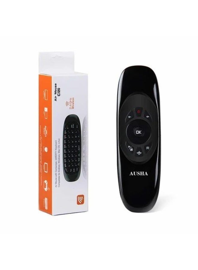 ELTRAZONE 2.4G Mini Wireless Air Mouse with English Keyboard – Compact Remote Control for Seamless Navigation - Image 1