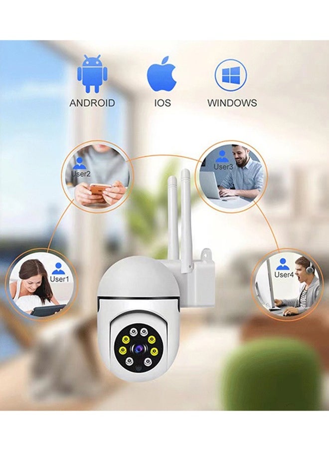 LEXIN - Security Cameras,2.4GHz & 5G WiFi Cameras Home Security,1080P Dome Surveillance Cameras 360° View,Waterproof Security Camera with Motion Detection,2-Way Audio (TF Card Storage not included) - Image 1