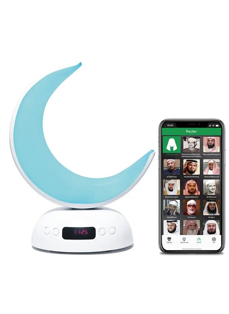 Generic - LED Moon Lamp Aromatherapy Function Speaker Quran and Alarm Clock - Image 1