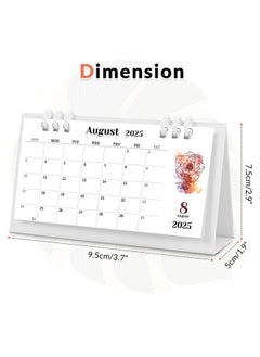 KONVINIT Small Desk Calendar 2024-2025, Aesthetic 2025 Desk Calendar - 6.8" X 3.7" - Runs From Sep. 2024 Until June. 2026, 28 Months Mini Desktop Calendar For School, Home And Office Supplies  - Image 5