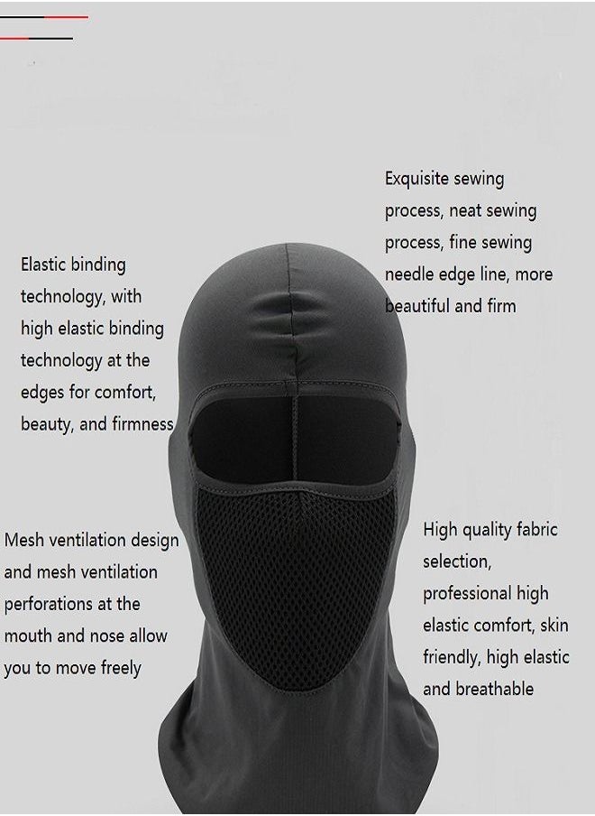 Generic - Riding cap head cover Windproof outdoor motorcycle sports head cover Face mask Outdoor face protection head cover - Image 1