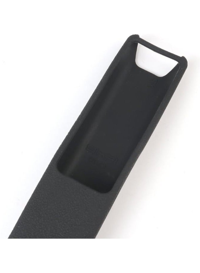 حافظة عن بعد لهاتف سامسونج BN59-01259B BN59-01259E BN59-01260A غطاء بطارية عن بعد للتلفزيون الذكي مقاوم للصدمات وحامل الجلد عن بعد مضاد للانزلاق ومضاد للفقد مع حلقة عن بعد (أسود) - Image 3