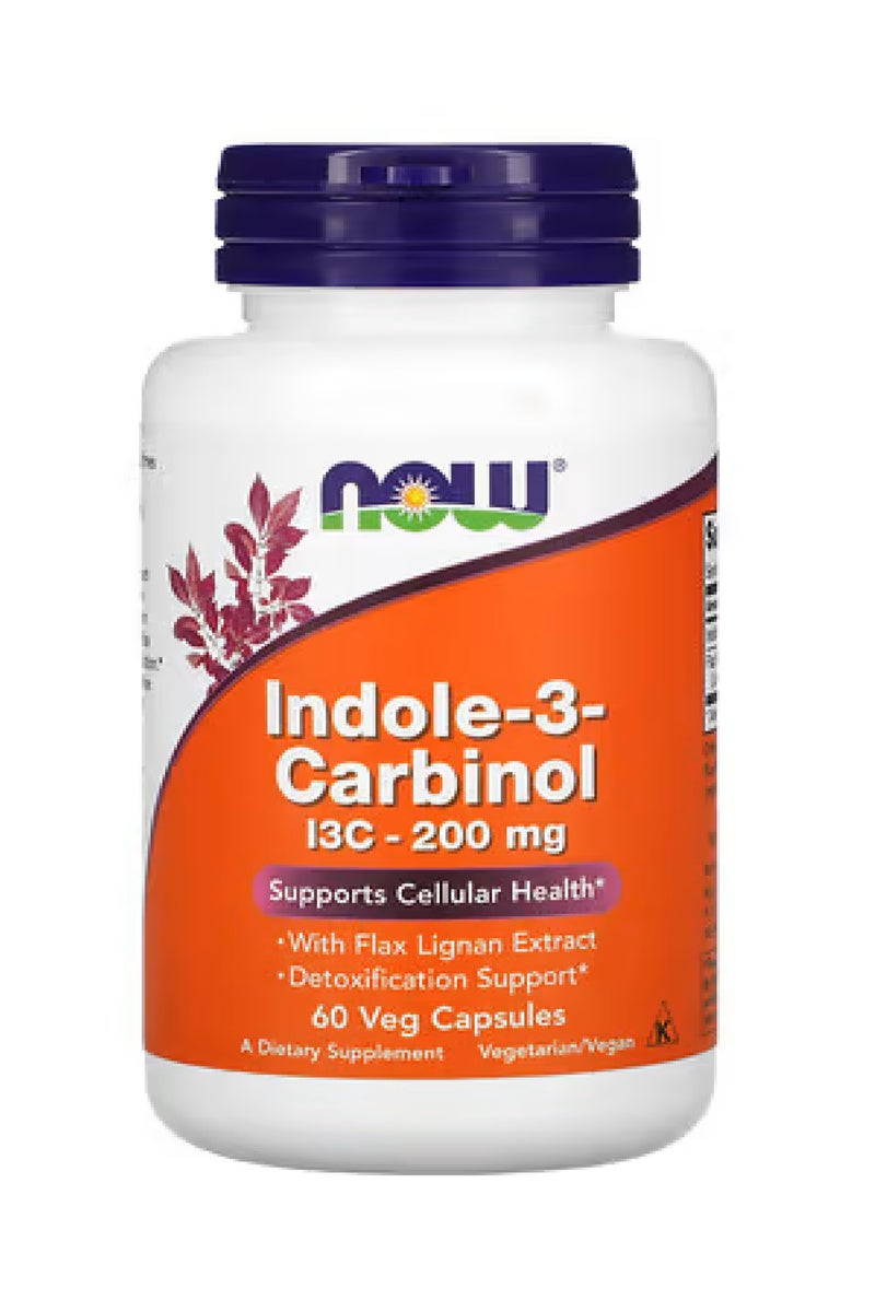 ناو إندول-3-كاربينول، 200 ملغ، 60 كبسولة نباتية - Image 1