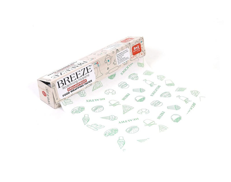 Breeze ورق تغليف الطعام بريز 11 متر مقاوم للدهون وصالح للطعام - Image 1