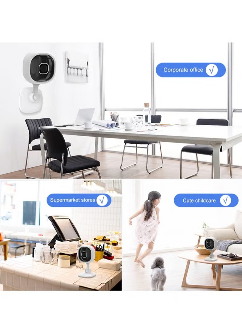 1080P HD Wireless WiFi Smart Security Camera with Night Vision, Two-Way Audio, Motion Detection, and Video Playback for Indoor/Outdoor Home, Baby, Elder, and Pet Monitoring. - Image 3