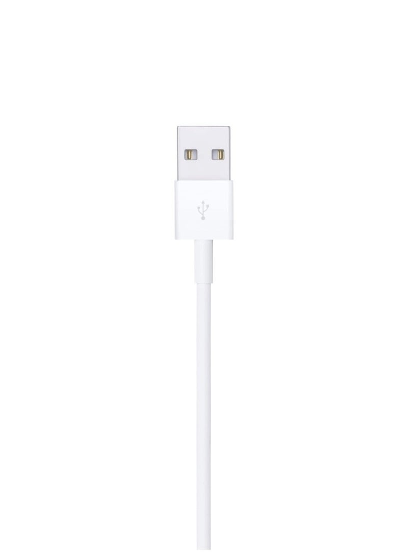 كابل أبل USB-A إلى Lightning بطول 1 متر | كابل شحن ونقل بيانات أصلي للآيفون - Image 3