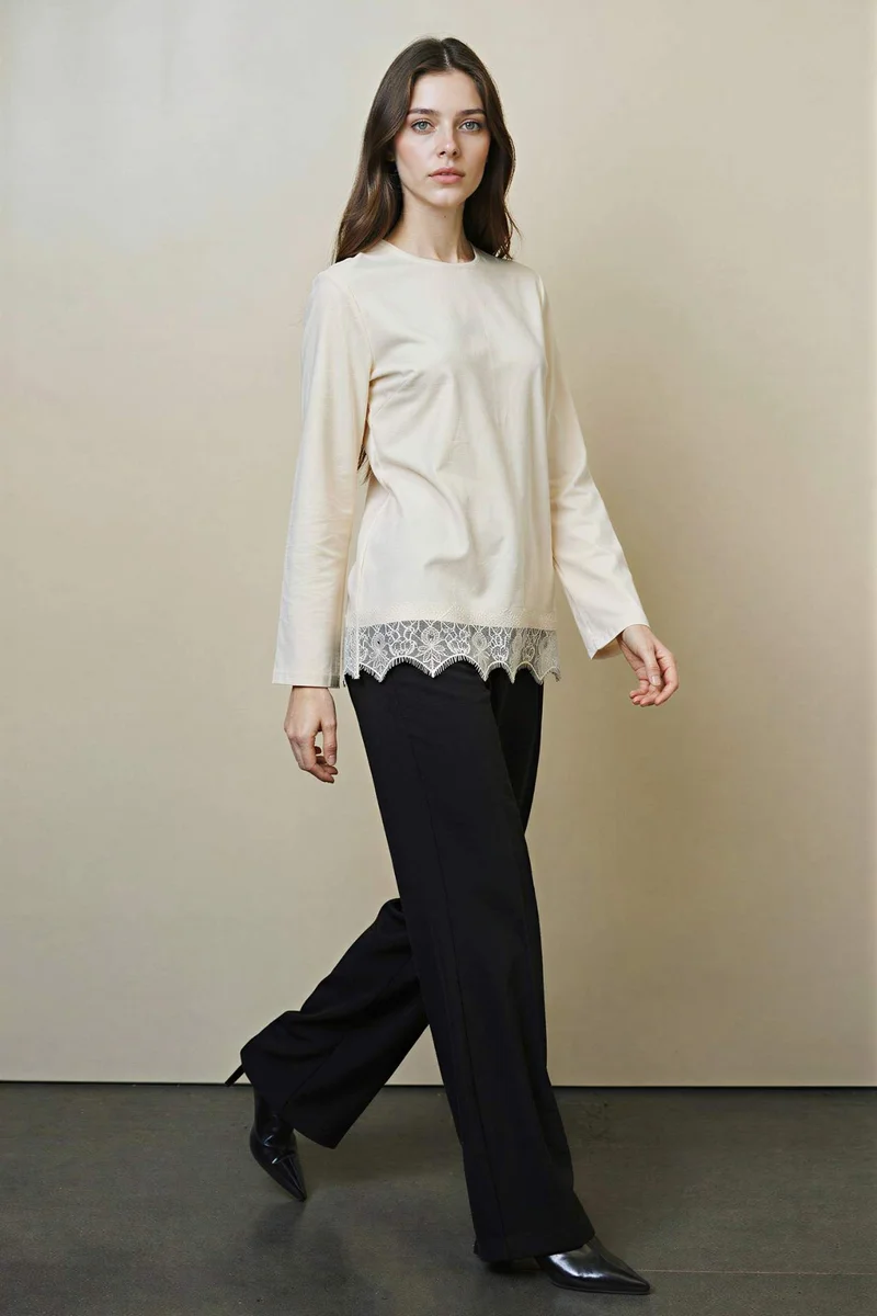DeFacto 100% Cotton Regular Fit Long Sleeve Tunic