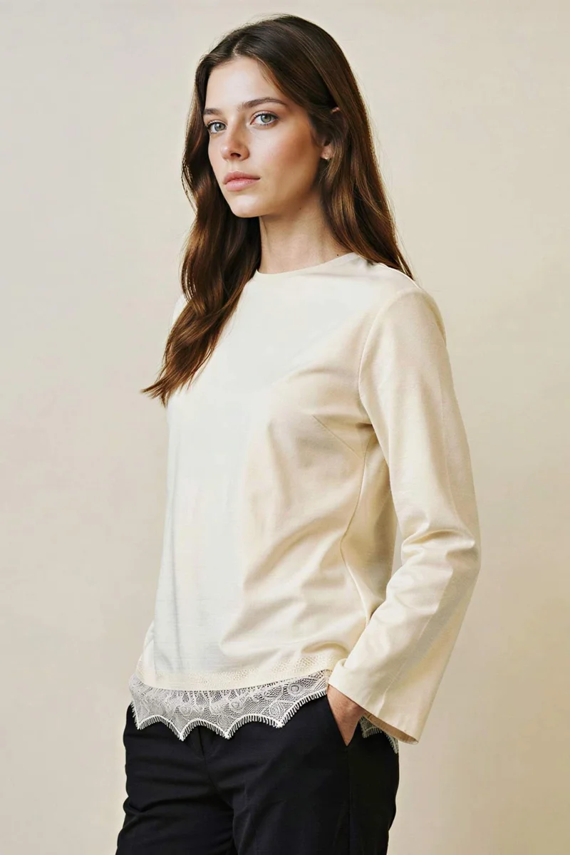 DeFacto 100% Cotton Regular Fit Long Sleeve Tunic