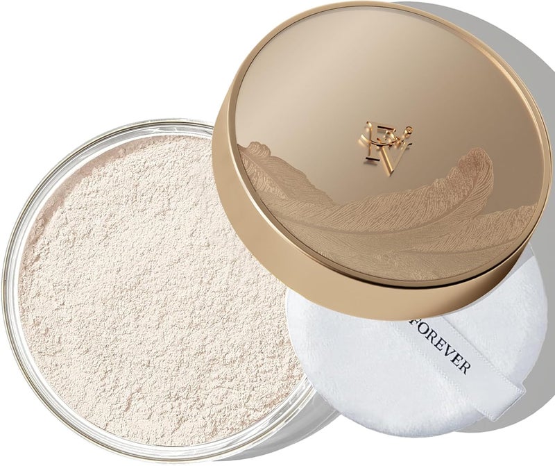 FV Translucent Setting Powder Lightweight Oilcontrol Long Lasting Matte Finish Talcfree Baking Powder Makeup For Fair to Medium Skin Tones 01 TranslucentIvory