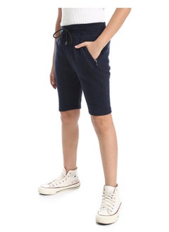 Andora Zipper Pockets Practical Plain Boys Shorts  - Image 3