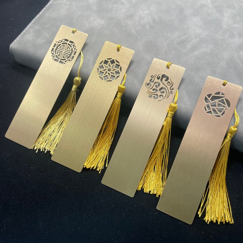 Metal Bookmark Brass Hollow Chinese Style Creative Student Graduation Activity Anniversary Company Gift Color Printing - Image 5