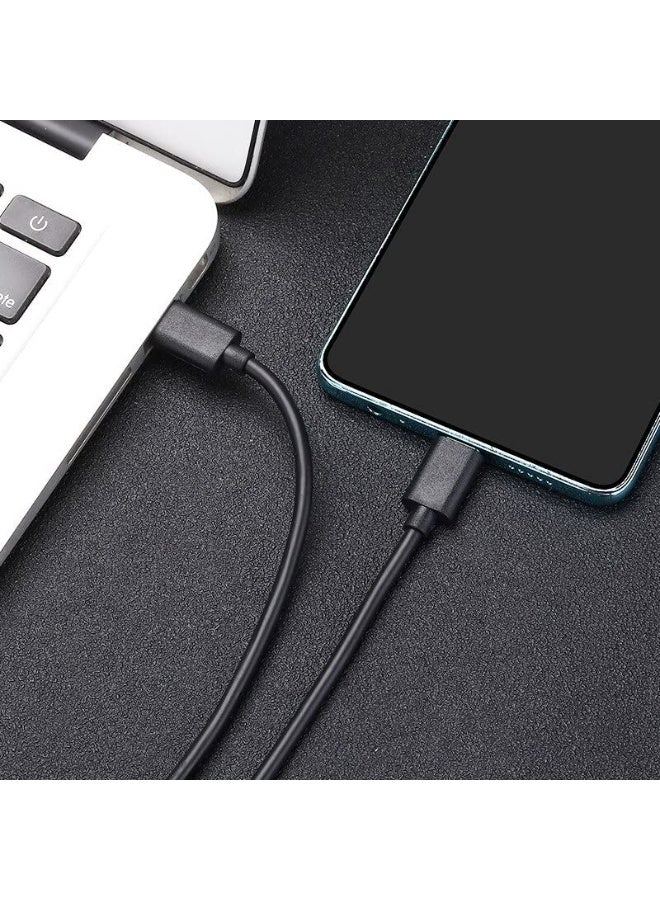 كابل شحن USB C إلى C 1.8M 1Pack لسامسونج، 3A 25W 6FT شاحن سريع وكابل بيانات لجالاكسي S26/S25/S24 ألترا FE/S23/S22/S21/S20/S10/ نوت 20/A17/A16/A15/A74/A73/A72/A71/A27/A26/A25/A24/A37/A36/A35/A34/A27/A26/A25/A07/A06/A05/M37/M36/M35/M57/M56/M55/Z Flip 7/6/5/4/3/ Z Fold 7/6/5/4/تاب S11/S10/S9/S8 بلس/آيفون 17/17Air/16/15 كابل شاحن الهاتف، أسود - Image 3