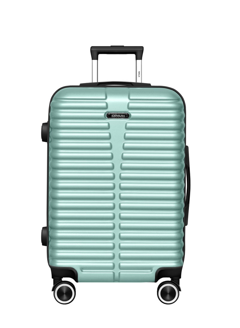 MNUK Destiny Set of 3 Luggage | Hardside Soft Handle Trolley with TSA Lock |360° 4 Wheeler| Cabin-20 Inch, Medium- 24 Inch, Large-28 Inch|Pista Green - Image 3
