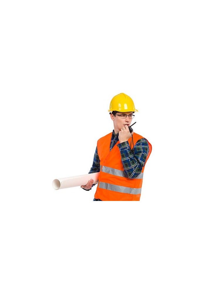 High Visibility Reflective Safety Vest Jacket High Quality Orange  - Image 5