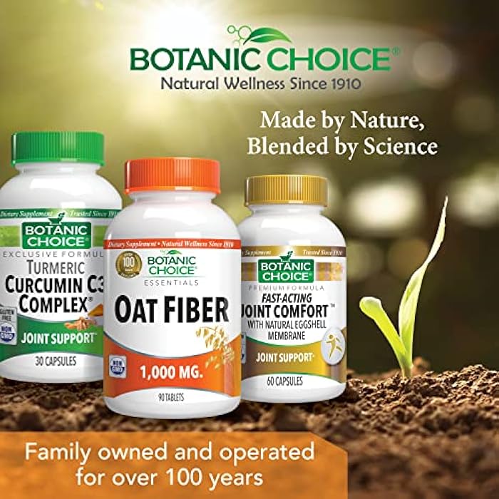 Botanic Choice Oat Fiber Dietary Supplement - Digestive Health for Women and Men - Pack of 2 - Image 5