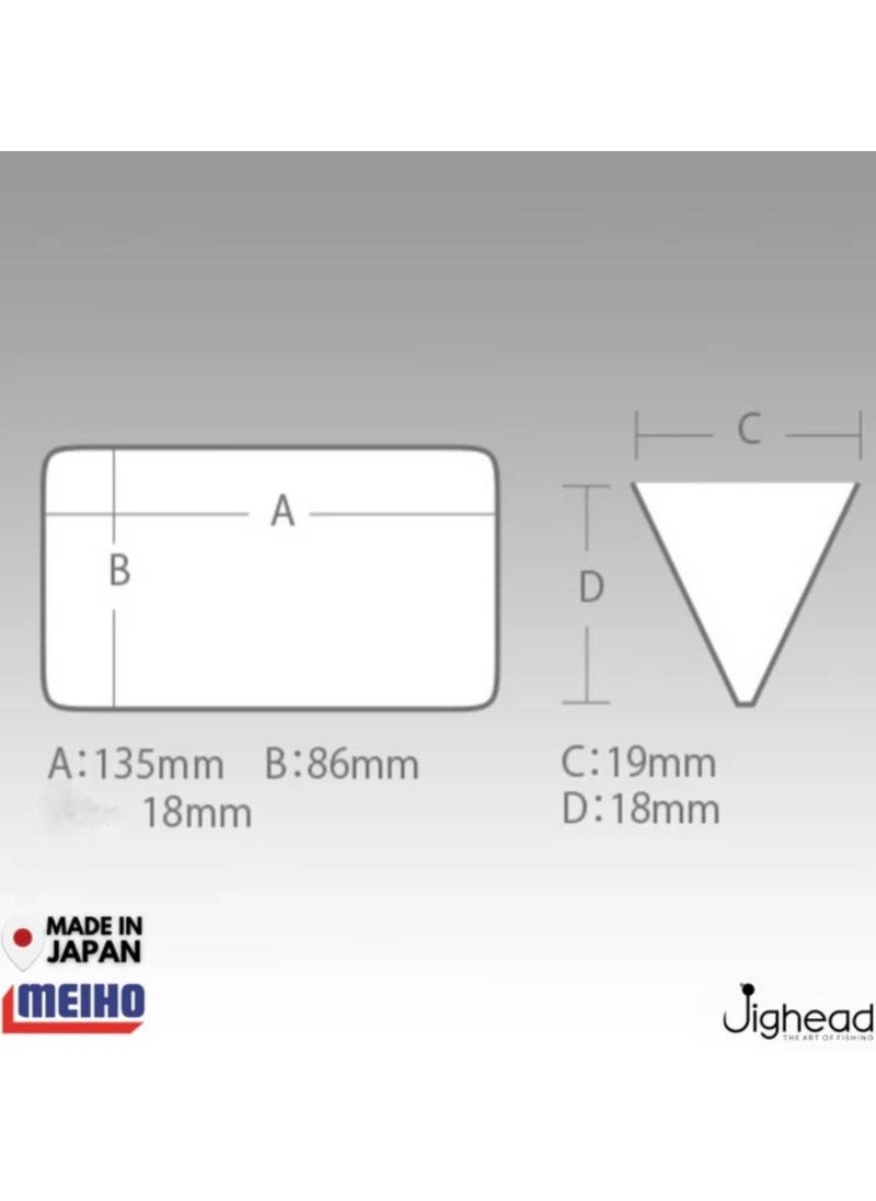 ميهو صندوق أدوات الصيد القابل للعكس F-8610 من Meiho  - Image 4