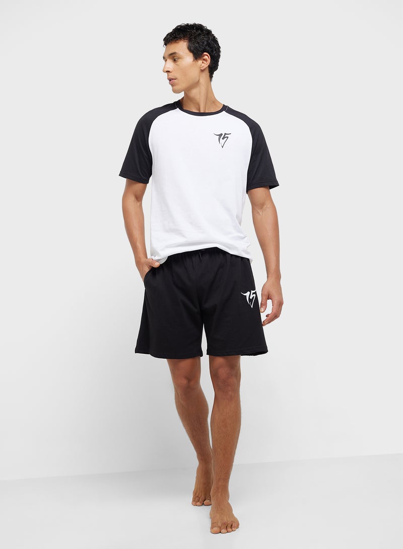 Seventy Five Nightwear T-Shirt & Shorts Set  - Image 5