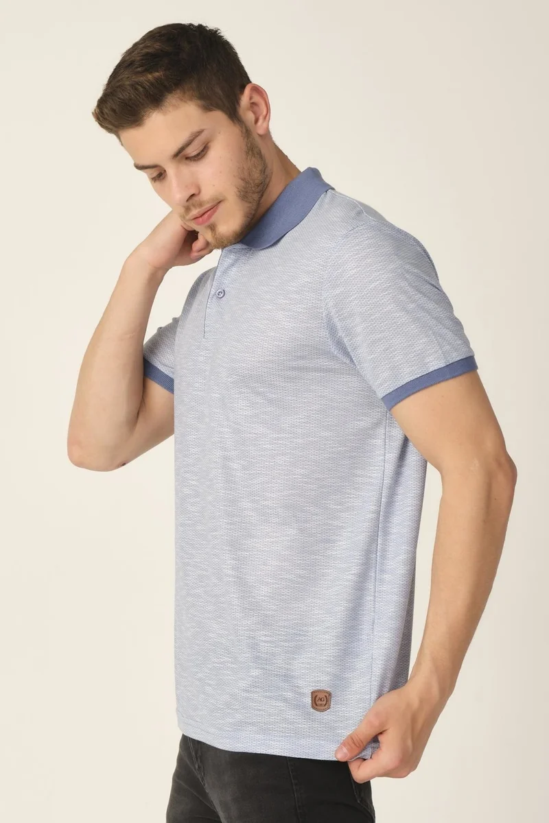 Alexander Gardi Alexandergardi Jacquard Polo Neck T-Shirt (E21-8101)