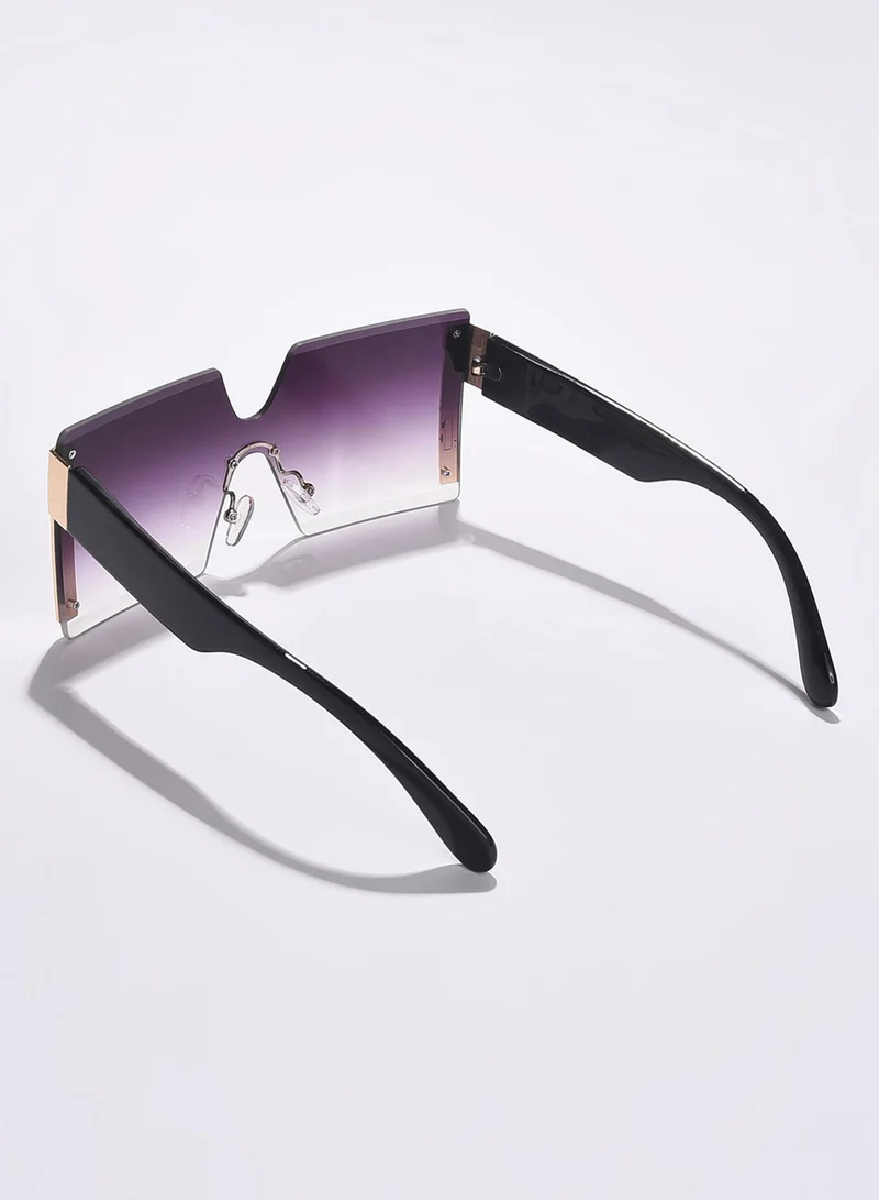 Haute Sauce Purple Lens Purple Oversized Sunglasses