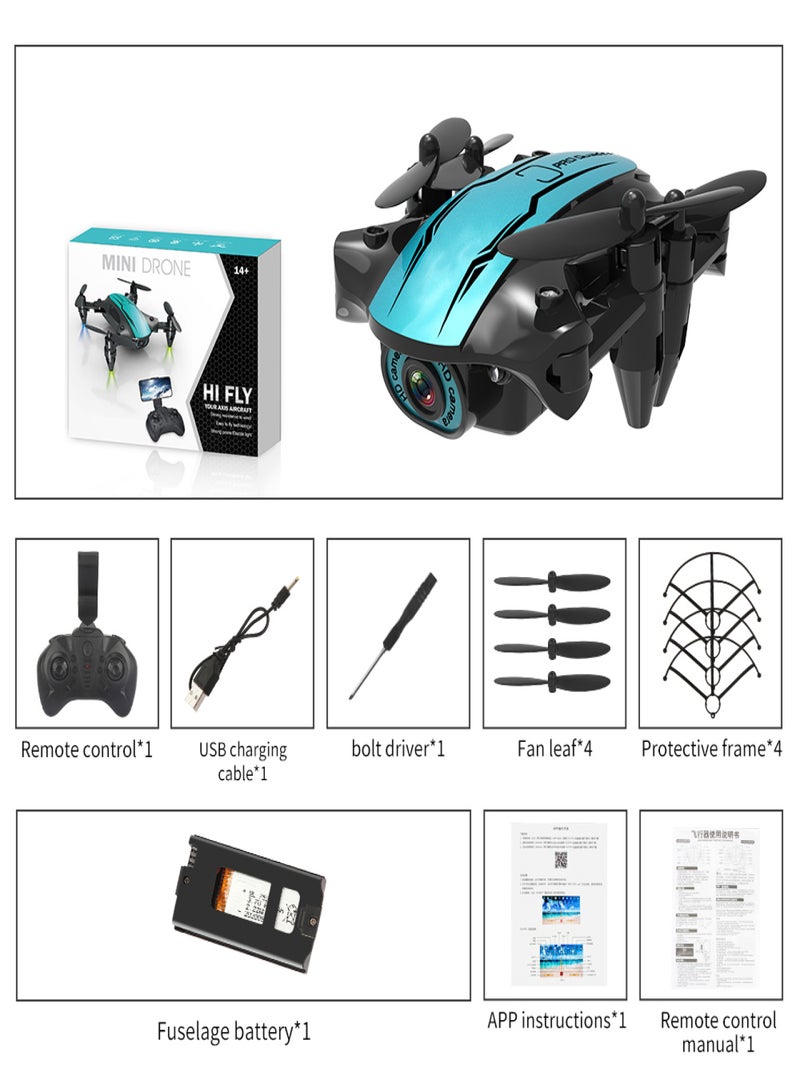 CS02 WiFi FPV Drone with 4K HD Camera/Tap-fly/App Control/Head-free Mode for Adults Ultralight and Foldable Drone Quadcopter  - Image 2