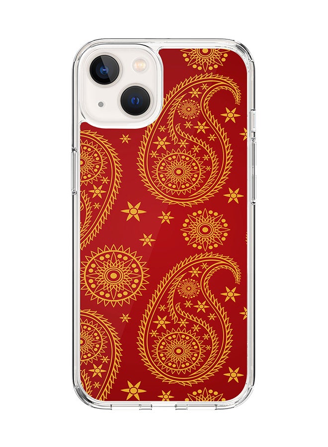 Classic Clear for Apple iPhone 14 Case Hybrid Soft Cover Flexible Edges Anti Drop TPU PC Gel Thin Transparent Cover [ Designed for Apple iPhone 14 ] - Indian Bride