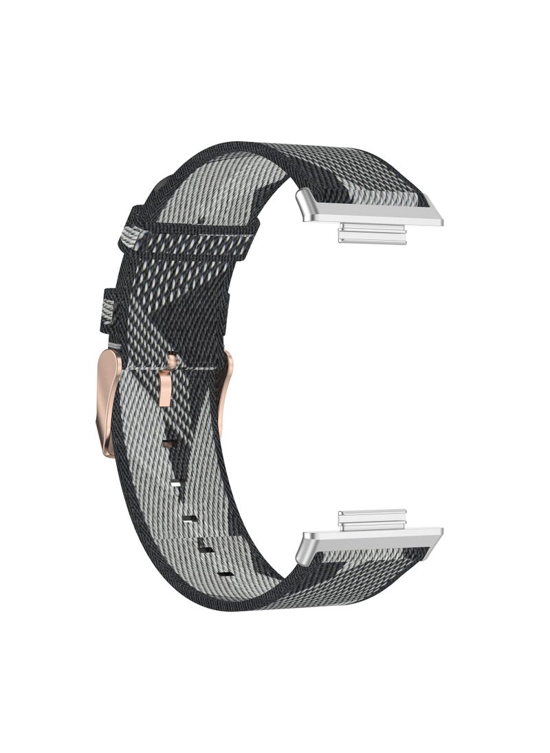 SYOSI - Smart Watch Straps Compatible with Huawei Watch Fit 2 Strap Lightweight Replacement Nylon Fabric Woven Bands Wristband Arm Band Accessories - Image 1