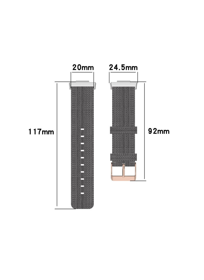 SYOSI - Smart Watch Straps Compatible with Huawei Watch Fit 2 Strap Lightweight Replacement Nylon Fabric Woven Bands Wristband Arm Band Accessories - Image 1
