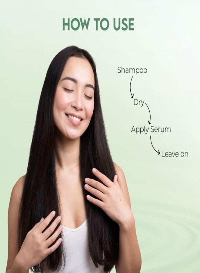 Jovees Herbal Hair Serum With Grape Seeds & Almond Oil |For Frizzy Hair | Prevents Hairfall | For Men & Women | 60ml (Pack of 2) - Image 5