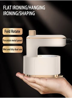 Excefore Garment Steamer for Clothes Foldable Handheld Clothing Wrinkles Remover for Garments 30 Second Fast Heat-up Portable Fabric Steamer for Home Travel Dormitory Clothes Ironing Tool Mom Gift  - Image 5