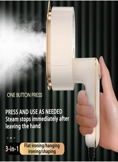 Excefore Garment Steamer for Clothes Foldable Handheld Clothing Wrinkles Remover for Garments 30 Second Fast Heat-up Portable Fabric Steamer for Home Travel Dormitory Clothes Ironing Tool Mom Gift  - Image 2