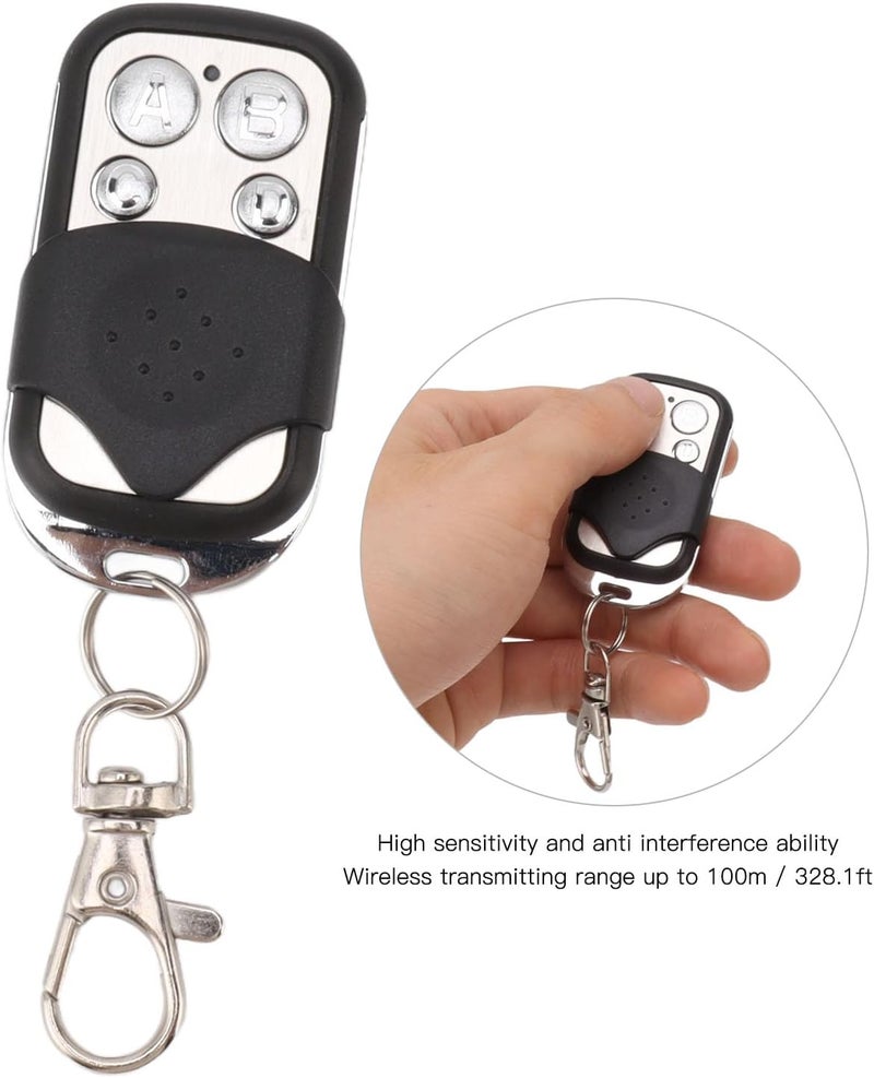 Fafeicy 4 Button Universal Garage Door Remote 433MHz Long Range Remote Keychain with High Security Encryption for Rolling Doors Alarms Pumps - Image 4