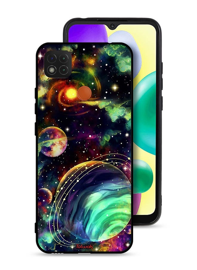 Tolwak Xiaomi Redmi 9C Protective Case Cover Planets  - Image 1