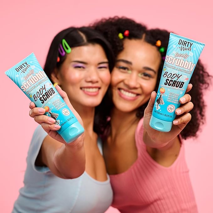 Dirty Works Lovely Scrubbly Shea Butter Body Scrub Soft Exfoliating Hydrating Skin Scrub 250ml - Image 3