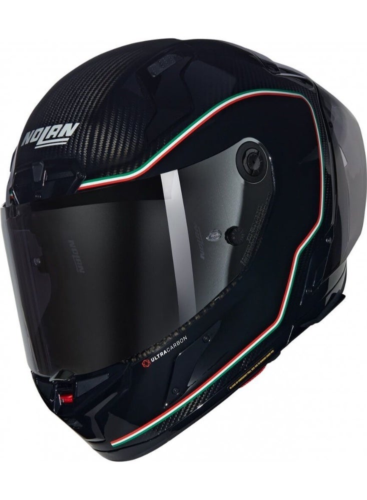 Nolan X-804 RS U.C. ASSO DI PICCHE CARBON  BLACK  ITALY GLOSSY Helmet - Image 2
