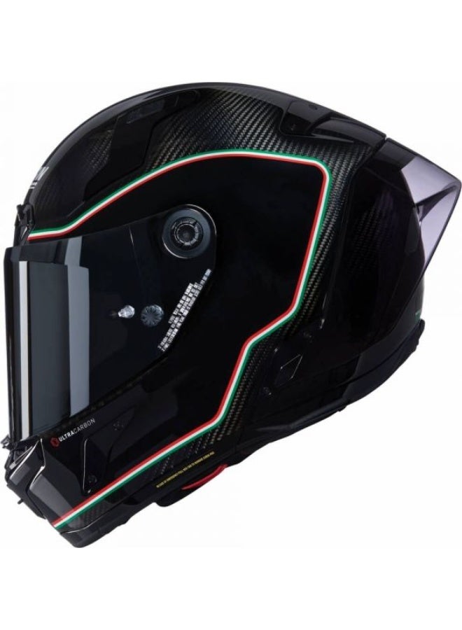 Nolan X-804 RS U.C. ASSO DI PICCHE CARBON  BLACK  ITALY GLOSSY Helmet - Image 1