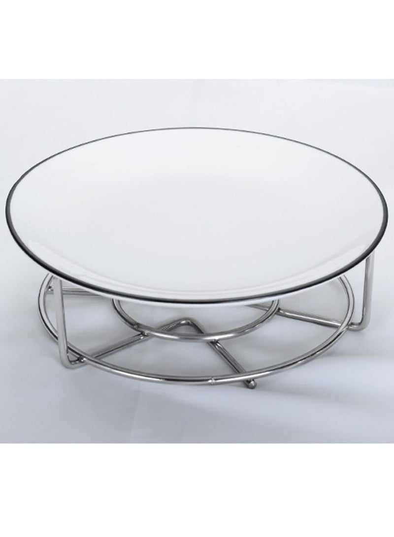 إسكدنيا 304 حامل بخار للبيض بثلاث أرجل من الفولاذ المقاوم للصدأ، حامل بخار للمطبخ من الفولاذ المقاوم للصدأ، حامل أطباق - Image 2