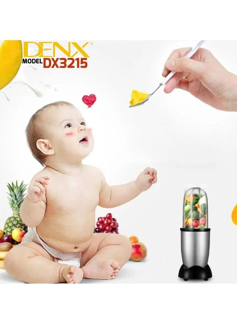 Denx 400W Multifunctional High-Speed ​​Stainless Steel Electric Juicer: - Image 3