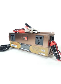ويليون عاكس ويليون 12VDC To 220VAC - 1000W + شاحن بطارية 10A  - Image 2
