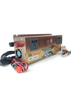 ويليون عاكس ويليون 12VDC To 220VAC - 1000W + شاحن بطارية 10A  - Image 1