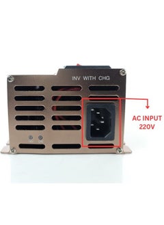 ويليون عاكس ويليون 12VDC To 220VAC - 1000W + شاحن بطارية 10A  - Image 4